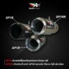 AR GP1R สำหรับ CB/CBR650F 2017-2022 | DE-CAT GP1R BLACK TIPS WITH CARBON CAN