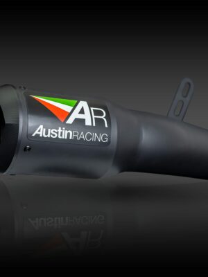 GP1 black ceramic coated สำหรับ S1000RR 2017-2019 | DE-CAT GP1R BLACK CERAMIC CAN (Color Etched)