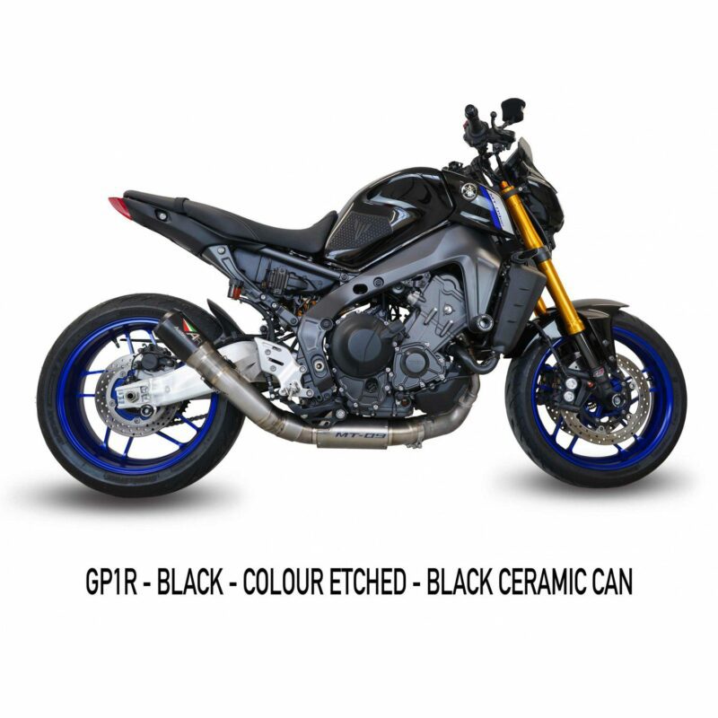 สำหรับ MT09/FZ09 2021-2022 | DE-CAT GP1R BLACK TIP WITH CARBON CAN
