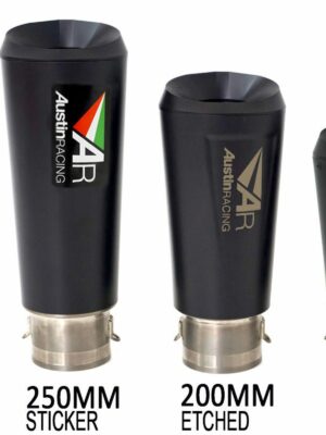 v3 250mm สำหรับ YZF-R6 2006-2019 | DE-CAT V3 150MM BLACK CERAMIC CAN