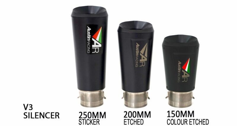 สำหรับ YZF-R6 2006-2019 | DE-CAT V3 150MM BLACK CERAMIC CAN