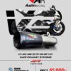 ท่อ AUSTIN RACING สำหรับ BMW S1000RR ปี 2019 - 2023 | รุ่น V3 150MM BLACK CERAMIC